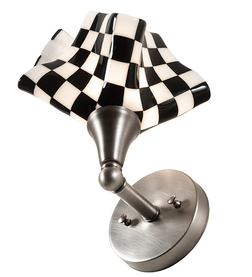 8" Wide Handkerchief Grand Prix Wall Sconce