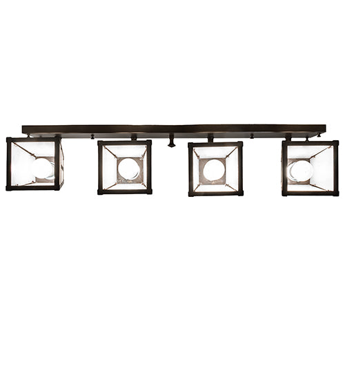 36" Wide "T" Mission 4 Light Vanity Light