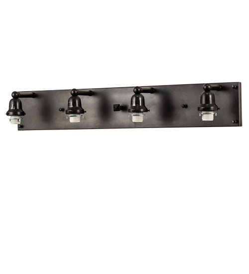 36" Wide "T" Mission 4 Light Vanity Light