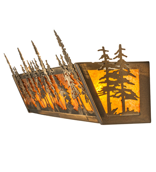 30" Wide Tall Pines Vanity Light