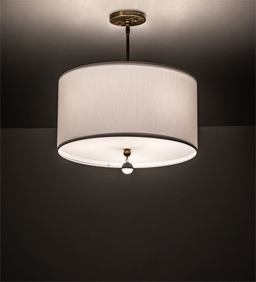 18" Wide Cilindro Textrene Pendant