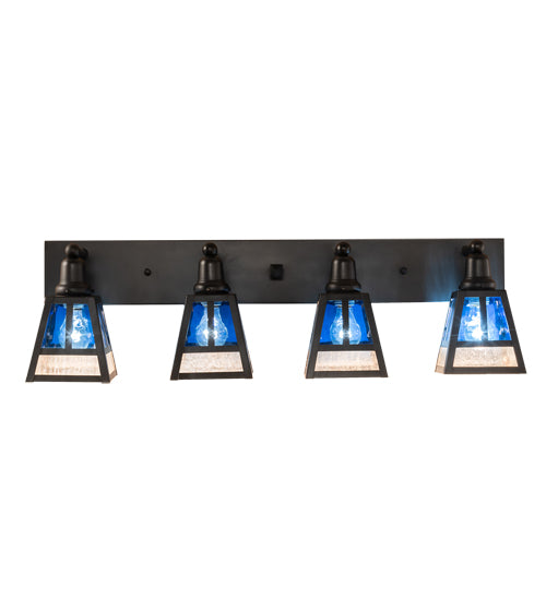 36" Wide "T" Mission 4 Light Vanity Light