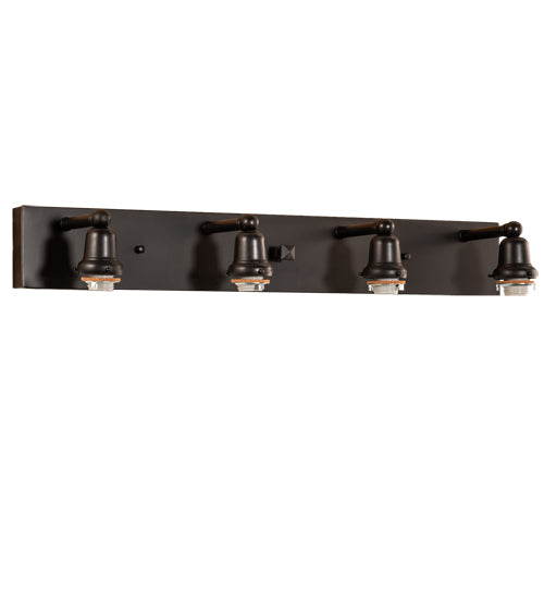 36" Wide "T" Mission 4 Light Vanity Light