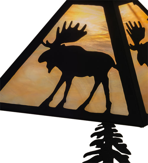 21" High Moose On The Loose Table Lamp