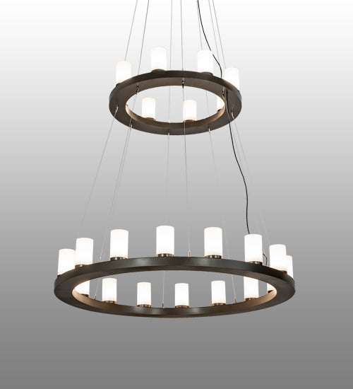 60" Wide Loxley 24 Light Chandelier