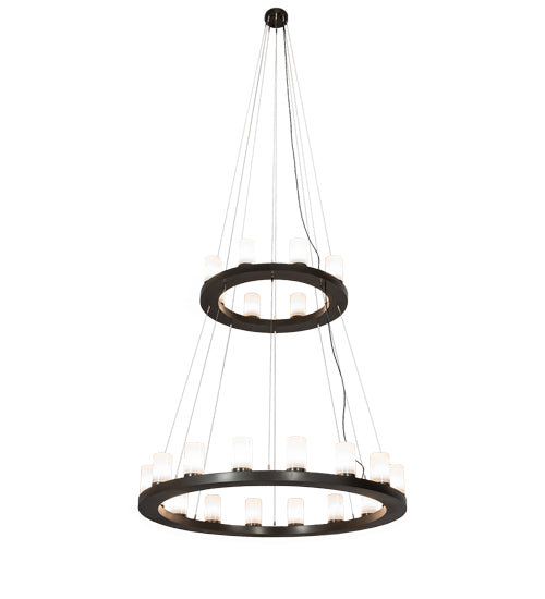 60" Wide Loxley 24 Light Chandelier