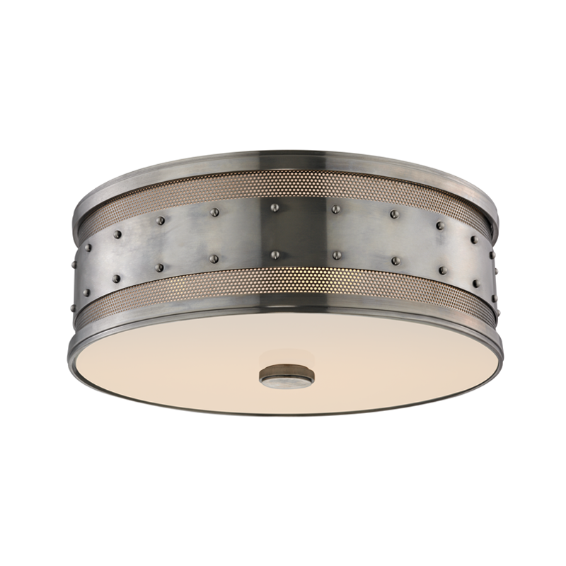 Gaines Flush Mount 16" - Historic Nickel