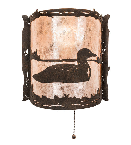 9" Wide Loon Right Wall Sconce