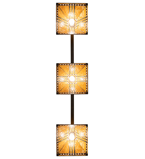 62" Long Prairie Corn 3 Light Island Pendant