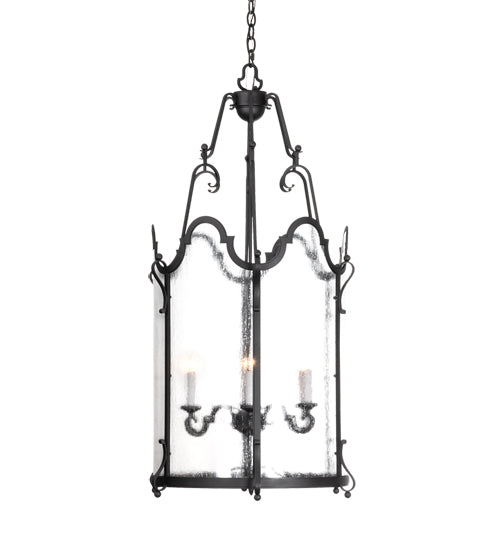 24" Wide Dubrek 6 Light Foyer Lantern