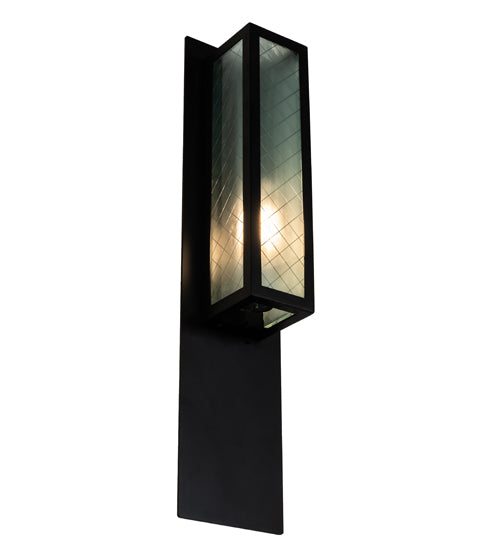 6" Wide Quadrato Diamond Wall Sconce