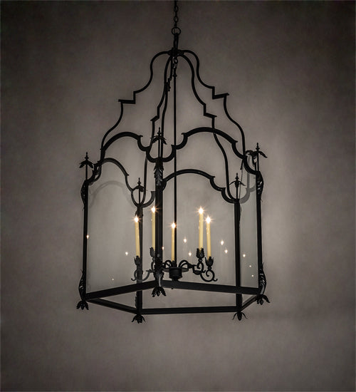 46" Wide Lattimer 5 Light Pendant