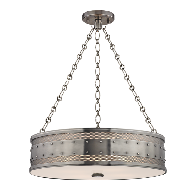 Gaines Pendant 22" - Historic Nickel