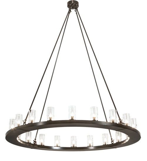 60" Wide Loxley 20 Light Chandelier