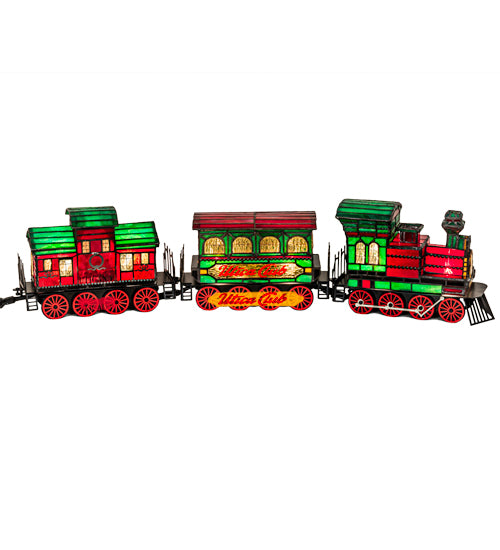 31" Long Train Lighted Sculpture