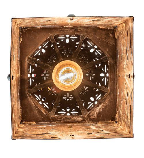 8" Square Moroccan Pendant