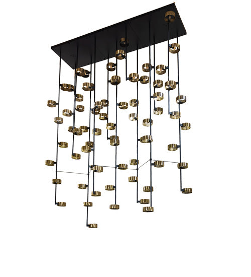 122" Long Pux Cascading Chandelier