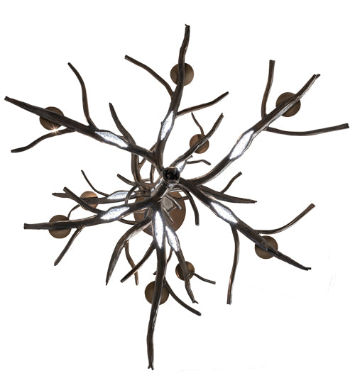 36" Wide Winter Solstice 9 Light Chandelier