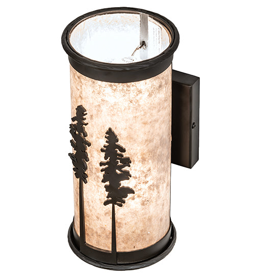 6" Wide Tall Pines Wall Sconce