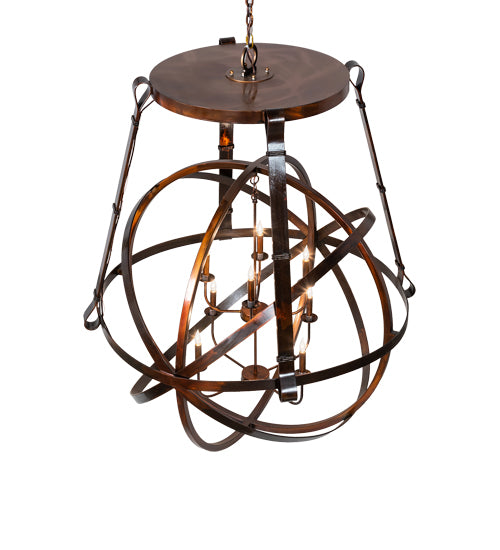 48" Wide Gimbal Grinado Chandelier