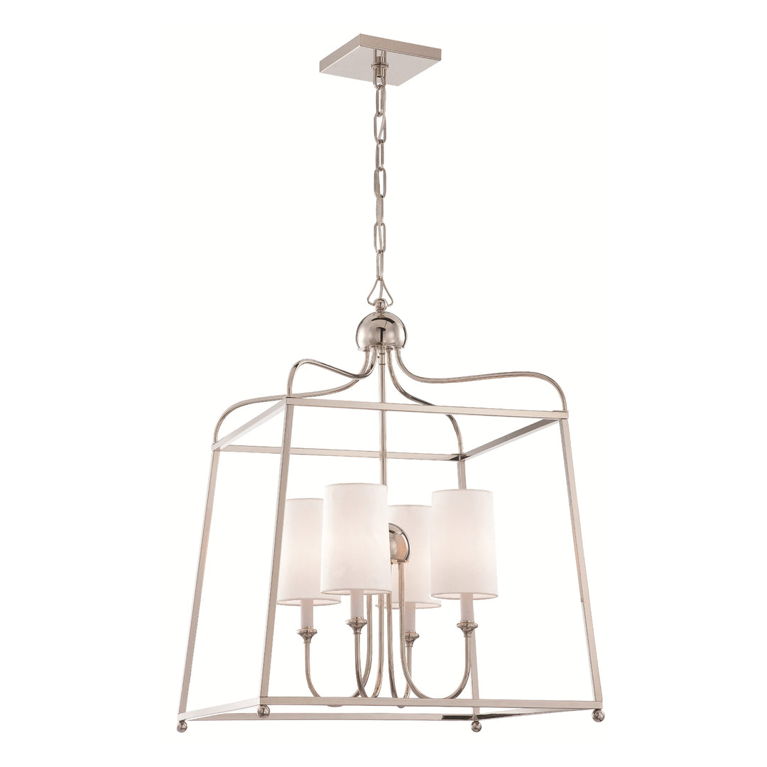 Libby Langdon Sylvan 4 Light Black Forged Chandelier