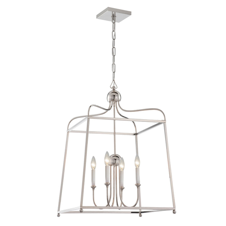 Libby Langdon Sylvan 4 Light Black Forged Chandelier