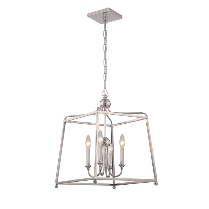 Libby Langdon Sylvan 4 Light Black Forged Mini Chandelier