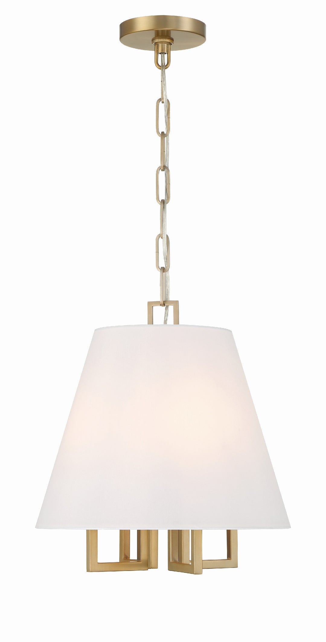 Crystorama Libby Langdon Westwood 4 Light Polished Nickel Pendant