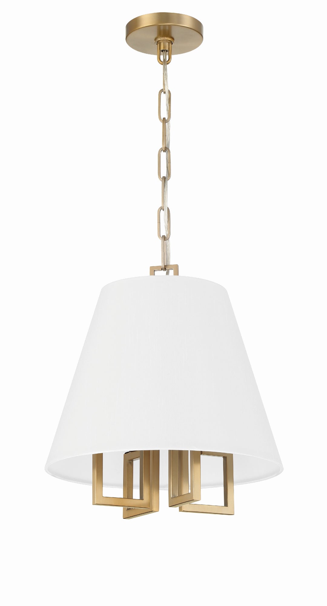 Crystorama Libby Langdon Westwood 4 Light Polished Nickel Pendant