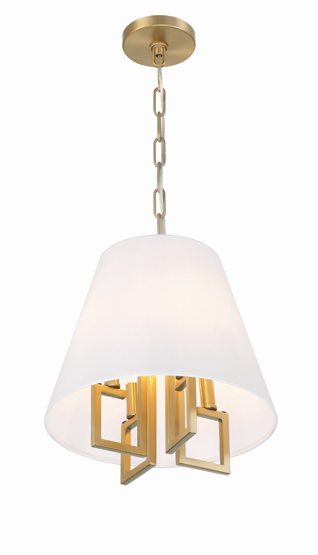 Crystorama Libby Langdon Westwood 4 Light Polished Nickel Pendant