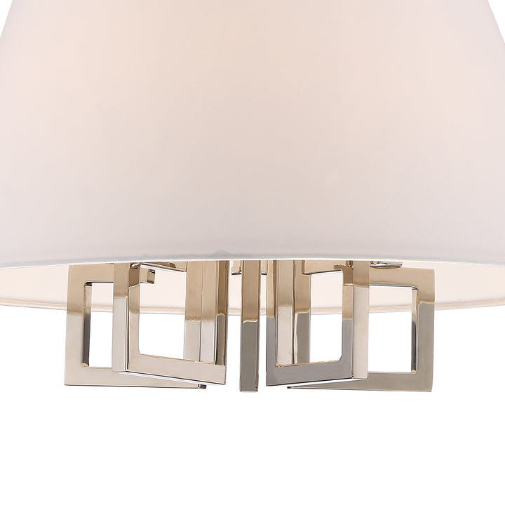 Crystorama Libby Langdon Westwood 5 Light Polished Nickel Pendant