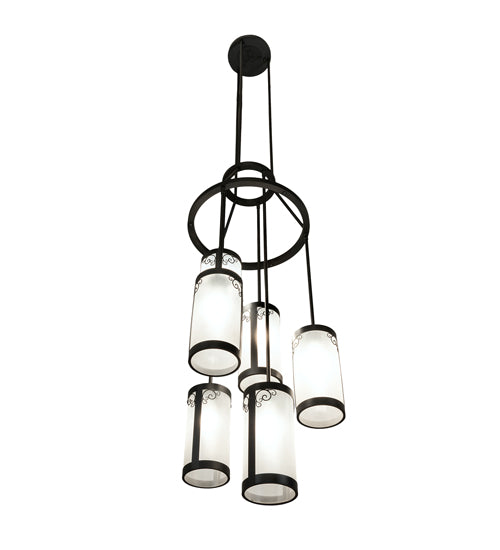 24" Wide Putrelo 6 Light Cascading Chandelier