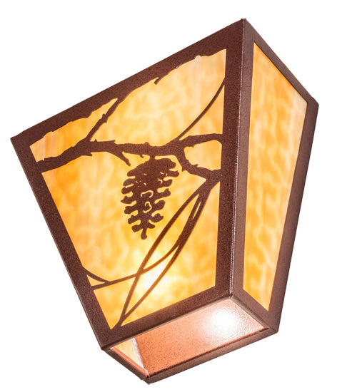 13" Wide Whispering Pines Wall Sconce