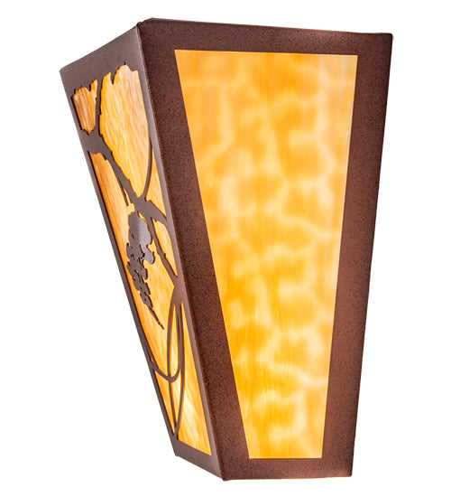 13" Wide Whispering Pines Wall Sconce