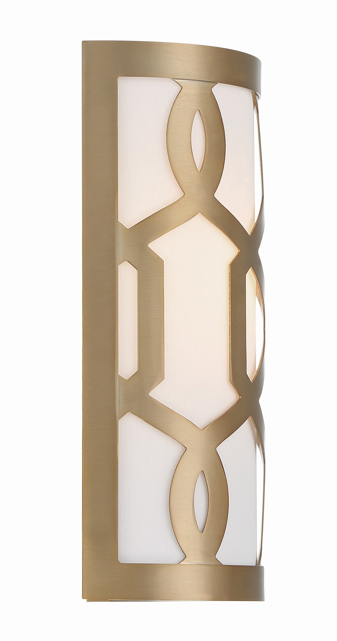 Crystorama Libby Langdon Jennings 1 Light Aged Brass Sconce