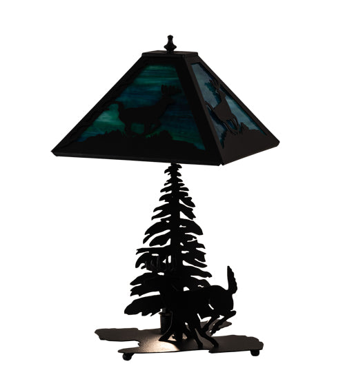 21" High Lone Deer Table Lamp