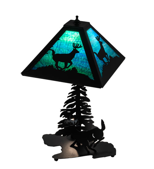 21" High Lone Deer Table Lamp