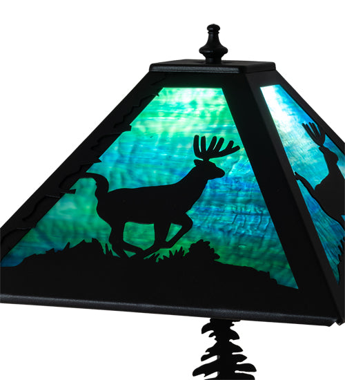 21" High Lone Deer Table Lamp