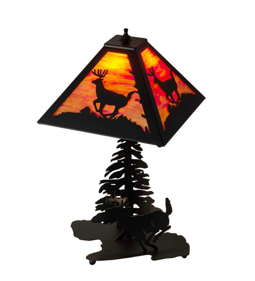 21" High Lone Deer Table Lamp