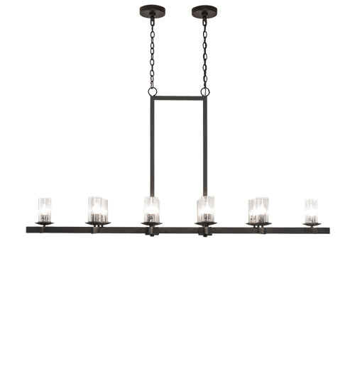 72" Long Dante 16 Light Oblong Chandelier