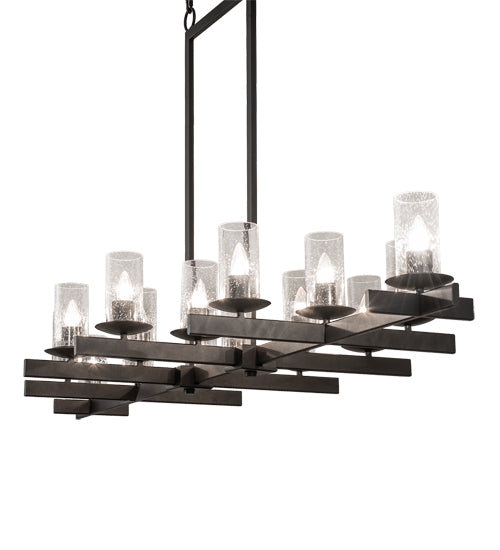 72" Long Dante 16 Light Oblong Chandelier