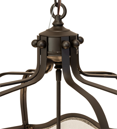 22" Wide Citadel 4 Light Pendant