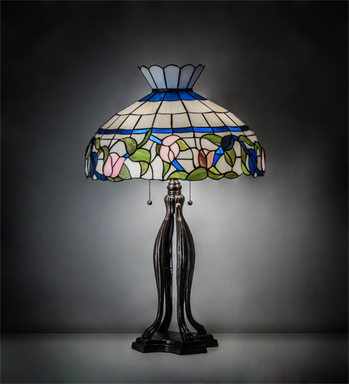 31" High Rose Vine Table Lamp