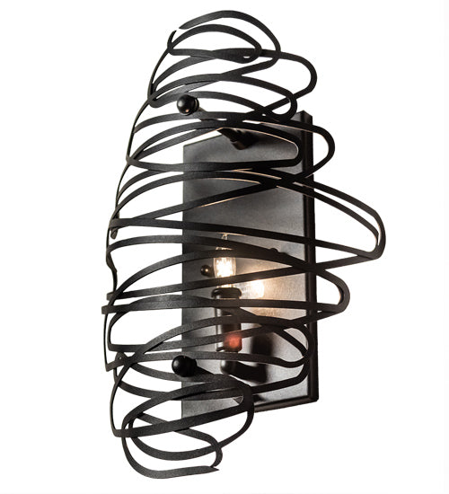 10" Wide Cyclone Wall Sconce