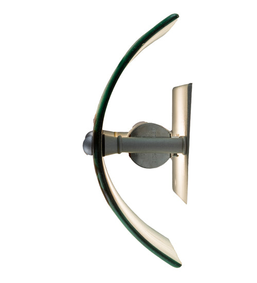 8"W Metro Fusion Muro Verde Wall Sconce