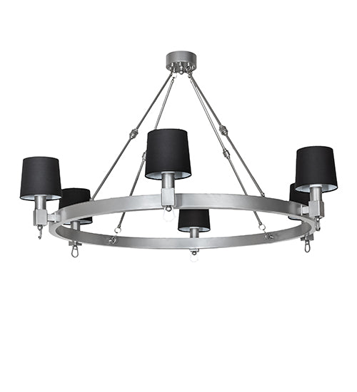 60" Wide Luebeck 6 Light Chandelier