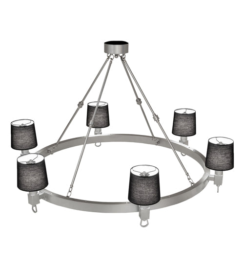 60" Wide Luebeck 6 Light Chandelier