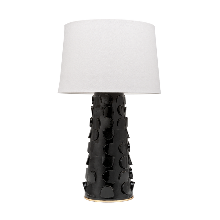 Naomi Table Lamp - Black/Gold Leaf