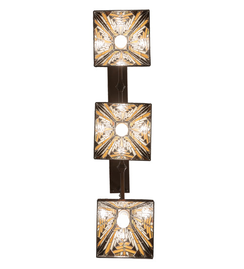 48" Long Nuevo Mission 3 Light Island Pendant