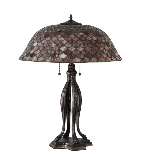 30" High Fishscale Table Lamp